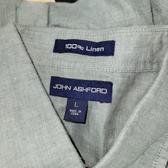 Vintage Hawaiian Shirt Mens Sz Large Lot of 5 Rayon Linen Silk NWT Y2k Summer - Picture 12 of 12